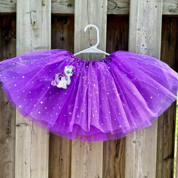 Cartoon Tutu 4 Full Layer Kid Tutu Birthday Outfit Princess Dress - Picture 1 of 5